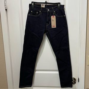 NWT Levi Strauss 512 Slim Taper dark wash jeans 29x30